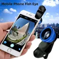 Obiettivo per telefono Fisheye 3 in 1 Obiettivo zoom grandangolare Obiettivi macro Fish Eye Kit fotocamera con obiettivo a clip sul telefono per tutti gli smartphone