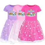 Octonauts Anime enfants robe coton enfant en bas âge bébé filles été à manches courtes robes enfants