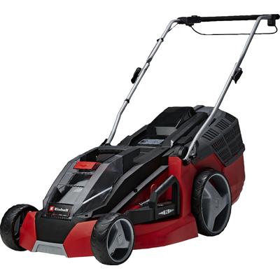 Akku-Rasenmäher EINHELL "GE-CM 43 Li M Kit (2x4,0Ah)", rot, Rasenmäher, mit Mulchkeil, 2 Akkus 18V/4Ah und 2 Ladegeräten, Topseller Image