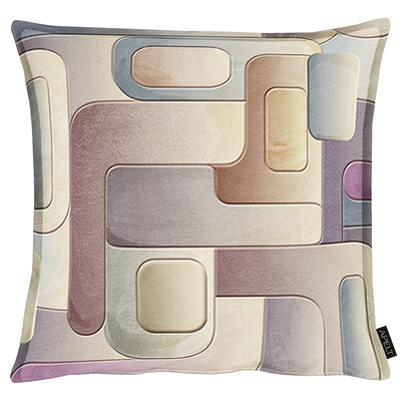 Kissenhülle APELT "Lionel", lila (mauve), B:46cm L:46cm, Polyester, Polyester, Kissenbezüge Image
