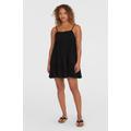 Sommerkleid O'NEILL "RILEE SHORT DRESS", Damen, Gr. L (40), N-Gr, schwarz (schwarz out), Obermaterial: 100% Viskose, sportlich, Kleider
