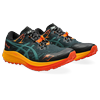 Trailrunningschuh ASICS "Fuji Lite 5", Gr. 44, saxon grün, rainy lake, Textil, sportlich, Schuhe, Trailrunningschuh
