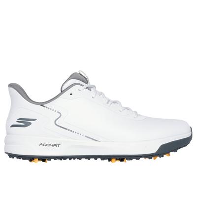 Skechers Men's GO GOLF Elite Vortex - Rival Shoes | Size 7.5 | White | Synthetic/Textile | Arch Fit