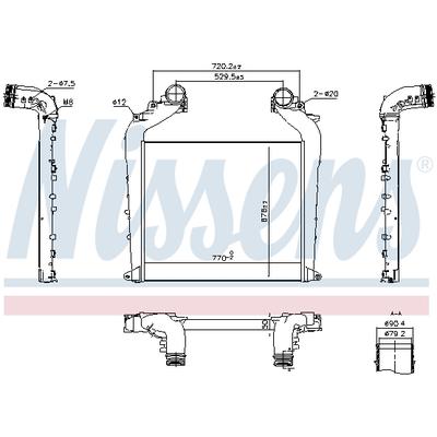 NISSENS Universal für MAN 81061300240 81061300242 81061300243 961323 Image