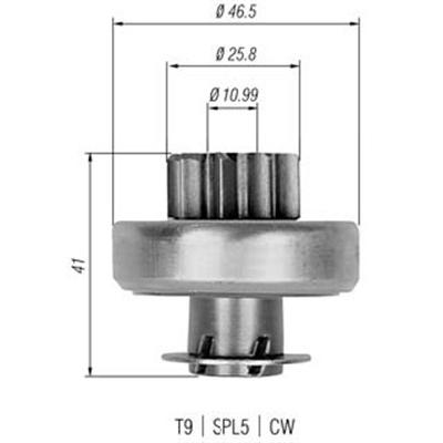 MAGNETI MARELLI Ritzel, Starter Universal 940113020324 Image