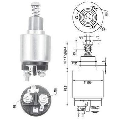 MAGNETI MARELLI Magnetschalter, Starter Universal 940113050129 Image