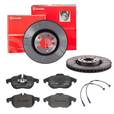 BREMBO Bremsensatz-Vorderachse MAX LINE Universal vorne rechts links innenbelüftet 308mm für GENERAL MOTORS FIAT VAUXHALL SAAB OPEL CHEVROLET 12765397 Image