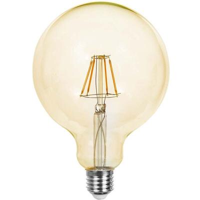 V-tac - LED-Glühbirne - G125 Globe - E27 Fassung - IP20 - Amber - 4W - 550 Lumen - 2200K - 2200K Image
