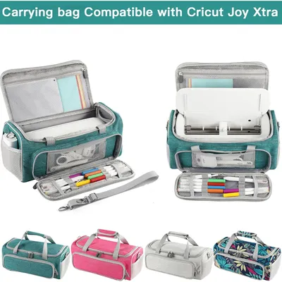 Carrying Bag Anti-scratch Travel Protective Case with Multi Pockets Storage Organizer for Cricut Joy Xtra Smart Cutting Machine