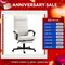 Vinsetto High-Back Home Office Chair with Adjustable Height and Footrest, Grey