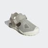 Outdoorsandale ADIDAS TERREX "CAPTAIN TOEY 2.0 SANDALE", Gr. 35, putty grau, wonder beige, sanftes weiß, Textil, Synthetik, sportlich, Schuhe, mit Klettverschluss