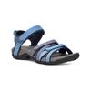 Sandale TEVA "W TIRRA", Gr. 39, blau multi, Textil, Synthetik, sportlich, Schuhe