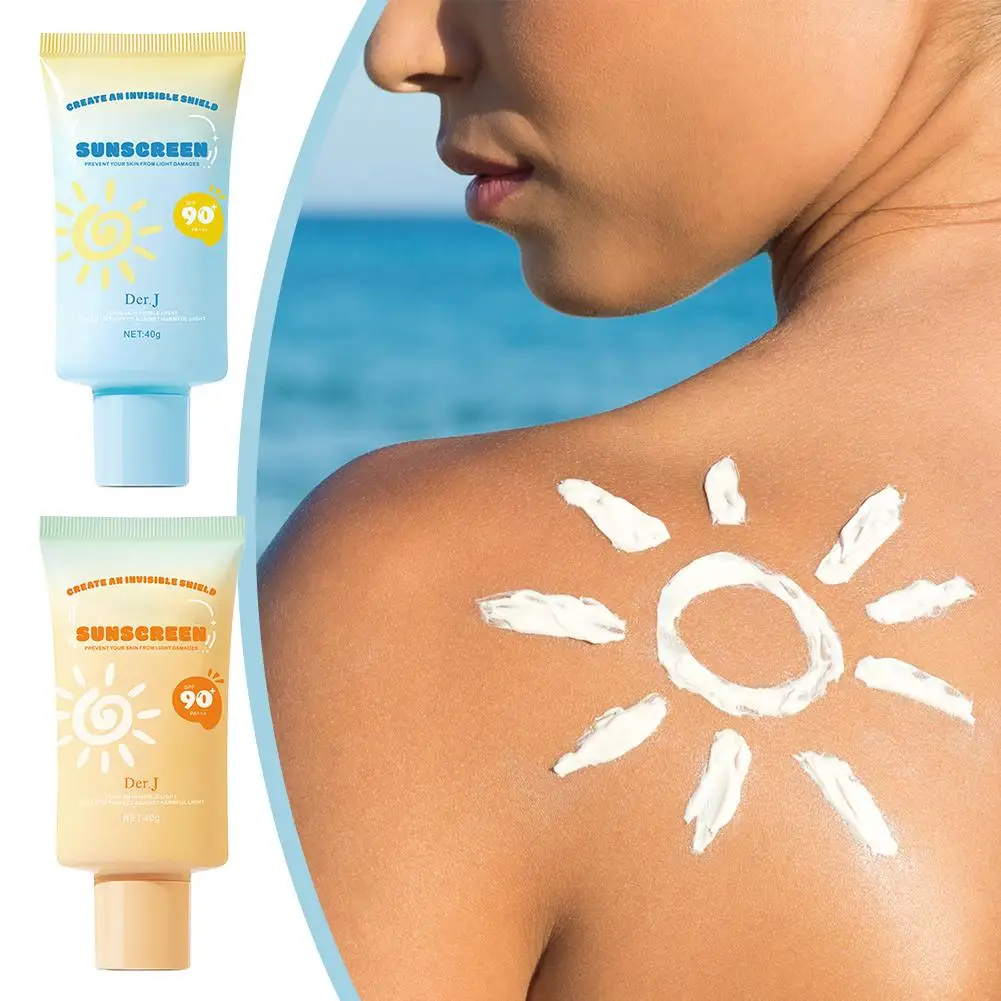 Aufhellender Sonnenschutz SPF90+ PA+++ für Gesicht, Körper, Sonne aus UV-Isolierung, leichte, wasserabweisende, nicht fettende Sonnenschutzlotion Image