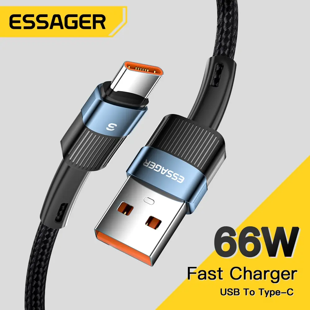 Essager 6a Typ C USB-Kabel Schnell ladung für Huawei P40 Pro P30 66W Kabel Ladegerät Datenkabel für Samsung S21 Ultra S20 Poco Image