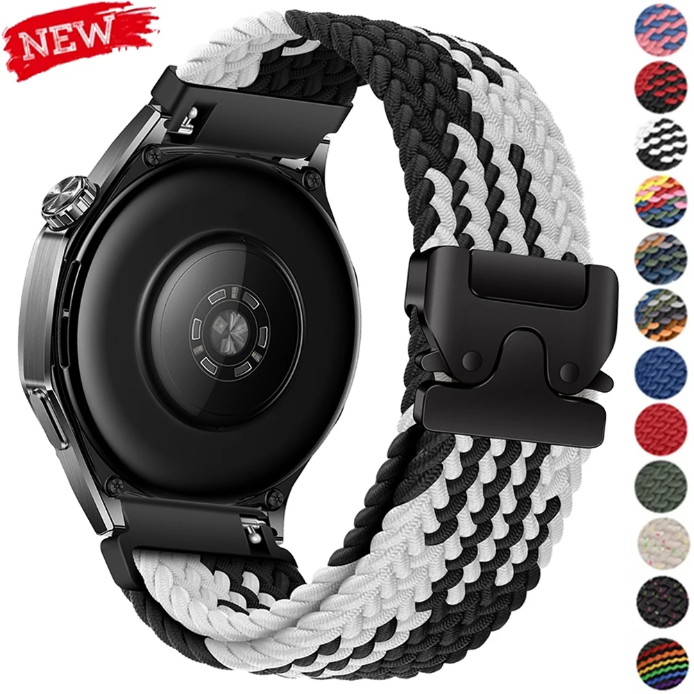 20 mm 22 mm Riemen für Galaxy Watch 7/6/5/pro/4/Classic/active 2/Gear S3 Fallschirm-Armband Correas für Huawei Watch GT 3 4 5 Band Image