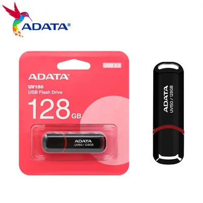 ADATA USB-Stick UV150 USB3.2 Memory Stick 256 GB 128 GB 64 GB 32 GB Mini Udisk Rot Schwarz Image