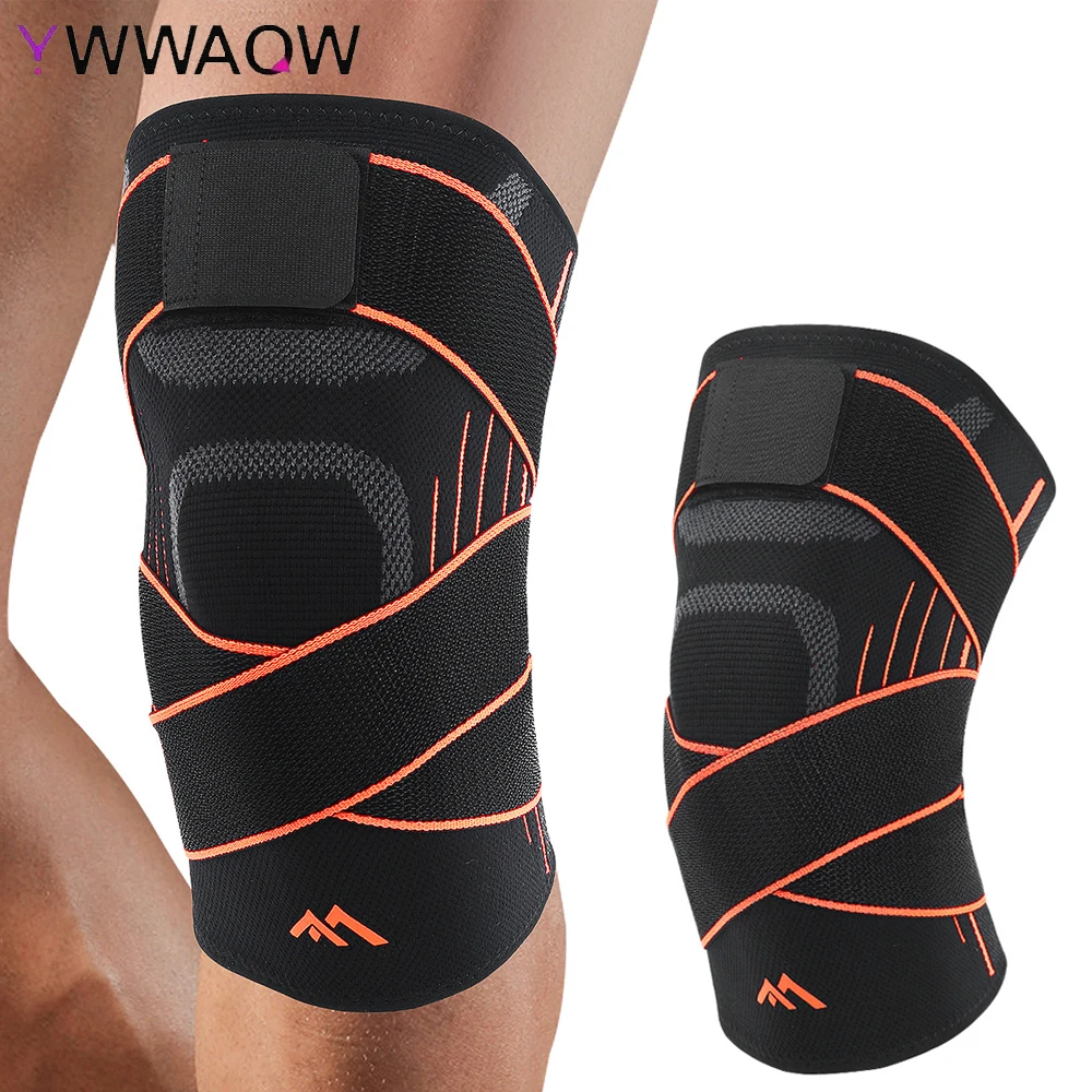 1PC Kniebandage, Kompressions-Kniebandage für Workout, Laufen, Gewichtheben, Sport – Ärmel für Arthritis-Schmerzen, Schwellungen Image