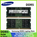 SAMSUNG DDR5 RAM memoria del Computer portatile non ECC SODIMM 8GB 16GB 32GB 4800MHz 5600MHz per Computer portatile Dell Lenovo Asus HP Memory Stick