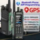 UV-32 GPS Walkie Talkie BAOFENG 10W Multi Band Bluetooth Programmazione Frequenza di copia wireless NOAA Ham a lungo raggio Radio bidirezionale