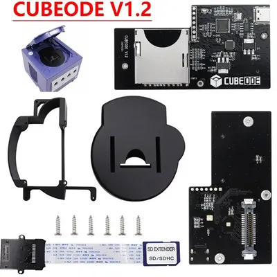 CUBEODE V1.2 Optical Drive Emulator Upgraded GC Loder No SD2SP2/SDGecko Replace Original DVD Drive