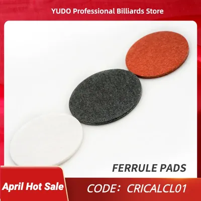 Fiber Tip Pads Paper Micarta Ferrule Pad Clear Ferrule Protector 14mm 14.8mm 16mm For Pool Cue Break