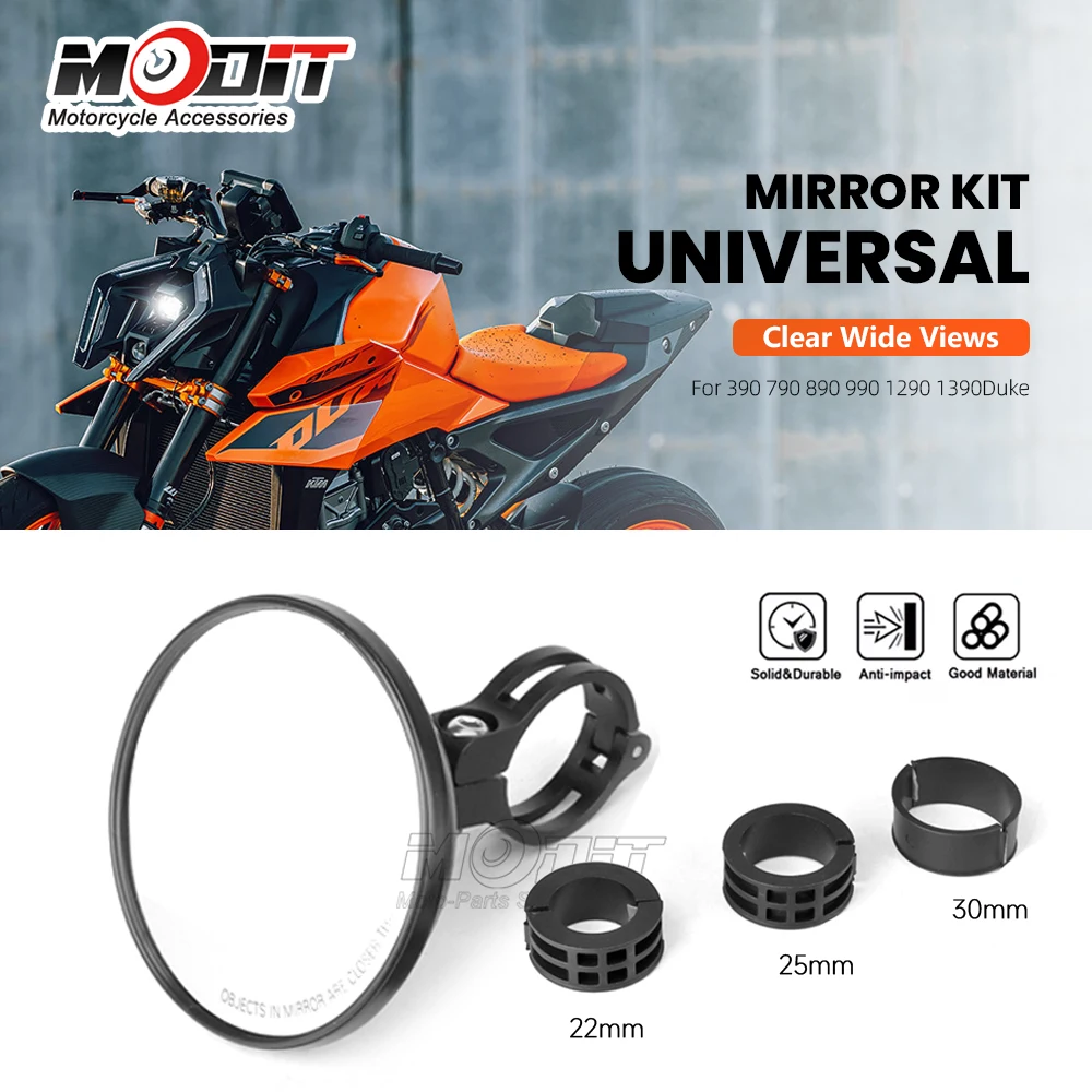 Neue Motorradspiegel für 390 790 890 990 1290 1390 2024 toter Winkel Spiegel Weitwinkel Lenker Seitenspiegel Image