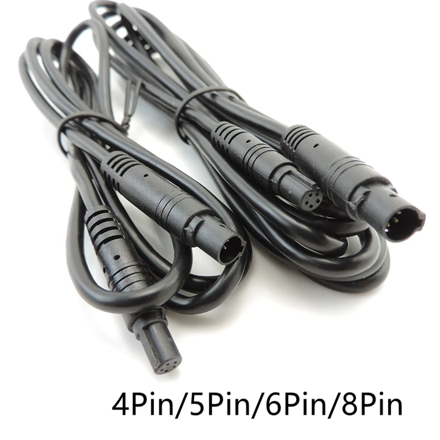 1/2 m 4, 5, 6, 8-poliger Kern, Stecker auf Buchse, Auto-Rückansicht, Fahrzeug, DVR, Kamera, Verlängerungsstecker, Kabel, HD-Monitor-Kamerad