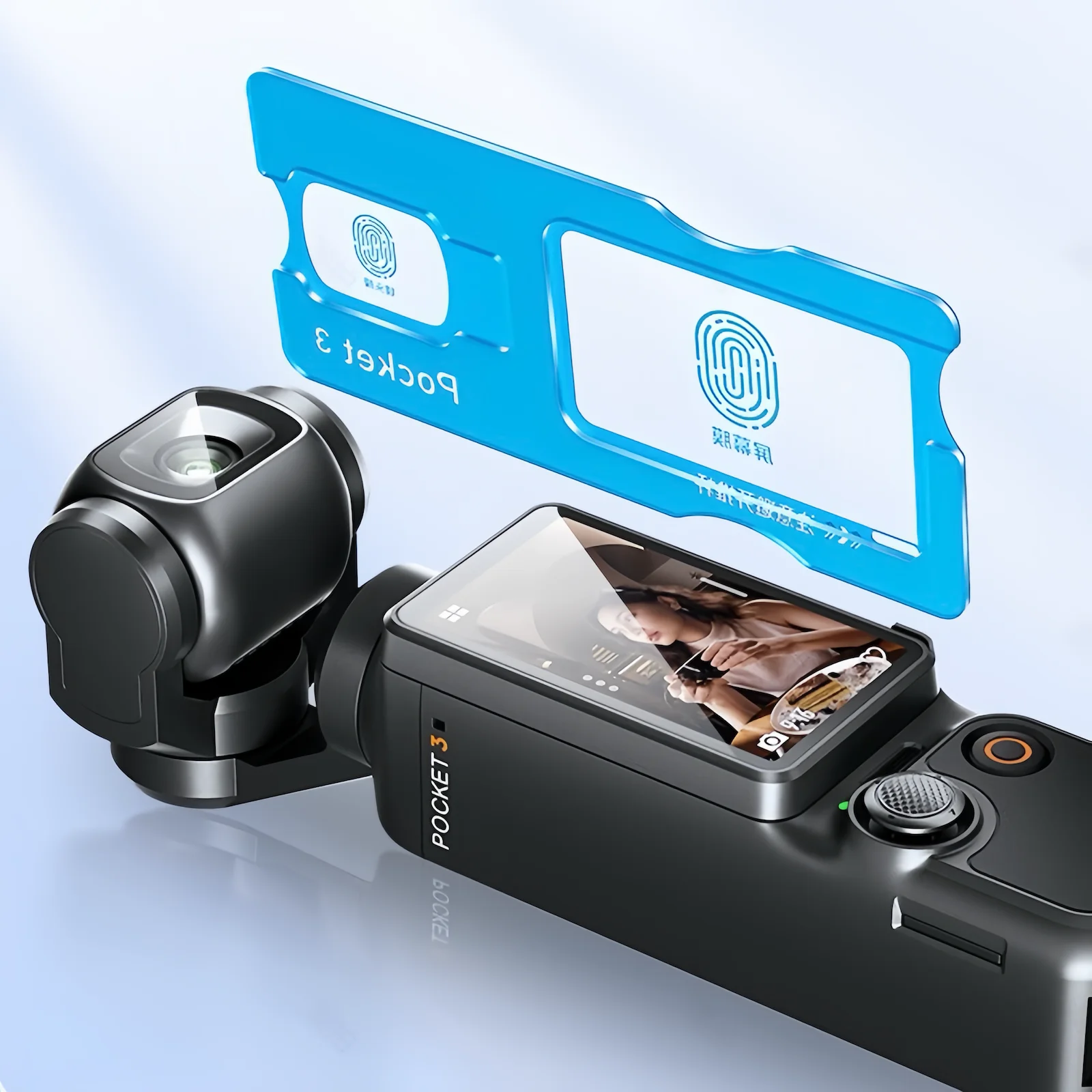 Für DJI OSMO Pocket 3 Pocket 2 Displayschutzfolie aus gehärtetem Glas, AR-Antireflexbeschichtung, automatische Positionierung, Pocket 2 3 Image