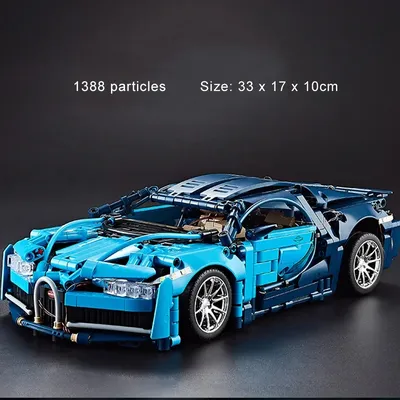 Stadt Technische 1:14 Lamborghinied Baustein Modell MOC Bugattied Racing Auto Montieren Fahrzeug Image