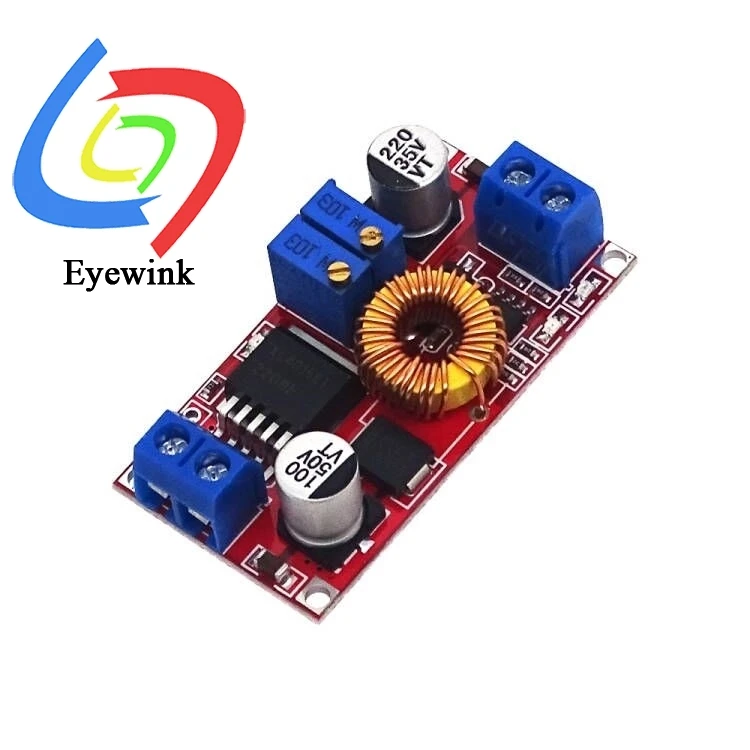 Konstantstrom Konstantspannung Hochstrom 5A Lithium-Ionen-Akku Lade-LED-Treiber XL4015 Step-Down-Leistungsmodul Image
