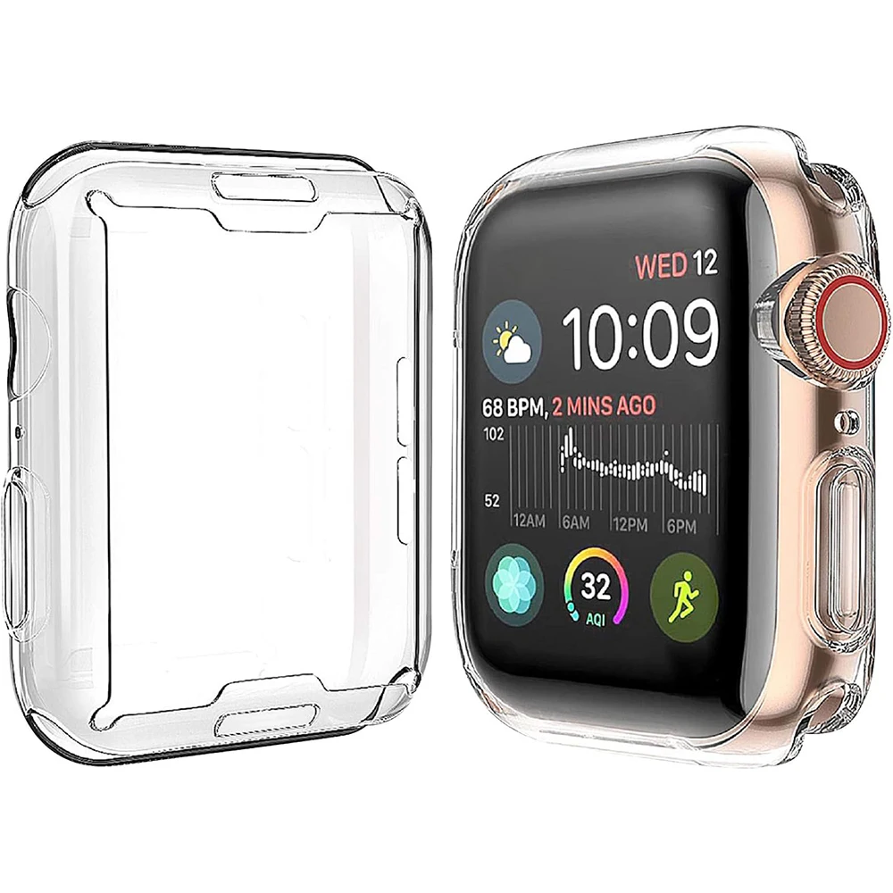Transparente Silikonhülle für Apple Watch Serie 10 Ultra 2 SE Ultra2 46 mm 42 mm 49 mm 45 mm 41 mm 44 mm 40 mm 46 mm Zubehör Image