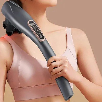 Portable Electric Back Massager Blood Circulation Massager Stick Vibration Hand Held Deep Tissue