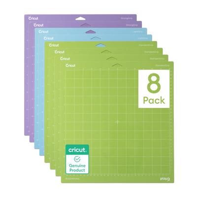 Cricut Machine Mat Variety Pack | 12 in x 12 in | 8 Count