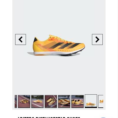 Adidas Shoes | Adidas Men/Women Track Sprinters | Color: Orange/Yellow | Size: 8.5