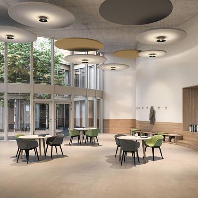 Ribag LED Deckenlampe Vior bold, dimmbar, schwarz, für Wohn- / Esszimmer, Aluminium, Modern, LED Deckenleuchte Image