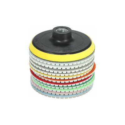 12 Sets 4 Zoll Diamant-Schleifpads (je 2 Stück für Körnung 30/50) + je 1 Stück für Körnung Image