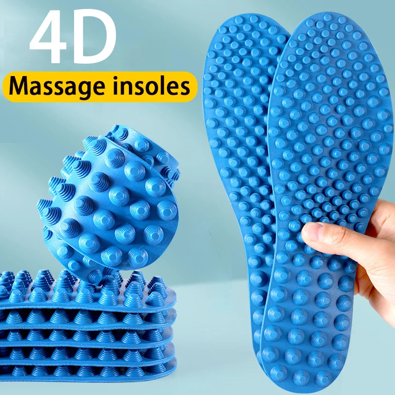 1 paar Plantar Akupunkturpunkt Massage Einlegesohle Komfortable Schock Absorbieren Einlegesohle Männer Frauen Schuh Sohle Weiche Akupressur auf Fuß Schuh Pads