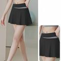 Per donna Gonna Yoga Vita Alta Yoga Allenamento in Palestra Pilates Gonna-pantaloncini Nero Blu Reale Viola Gli sport Abbigliamento sportivo Elasticizzato Taglia piccola