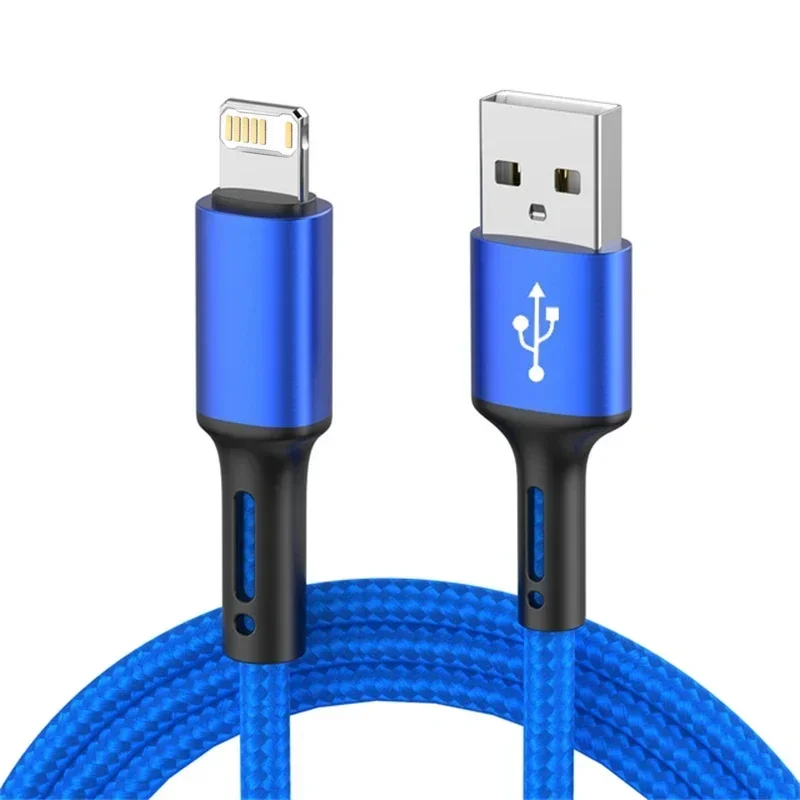 3A USB-Kabel für iPhone 14 13 12 11 Pro Max X XR 6s 7 8 Plus 2m 3m Blei Handy Schnellladekabel Datenladegerät Draht Image