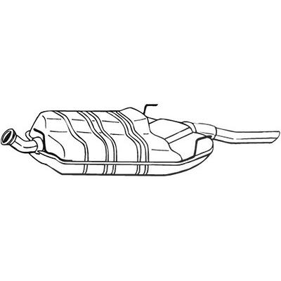 Bosal Endschalldämpfer [Hersteller-Nr. 215-831] für Saab Image
