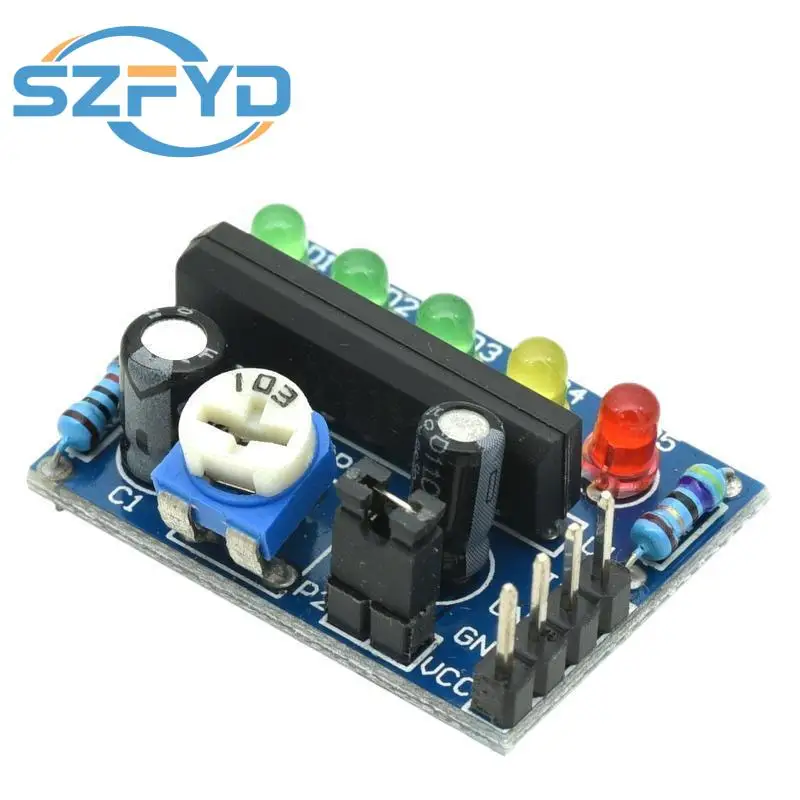 DC 3,5 V-12 V KA2284 Power Audio Spannung Level Anzeige Batterie Kapazität Anzeige Rot Grün LED Für Voltmeter Volumen VU Meter Image