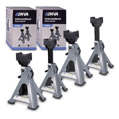 Enva 4x Unterstellbock - 3000 kg - mit Doppelsicherung (2 Paar) Image