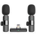 microfono lavalier wireless bluetooth microfono da bavero per telefono per registrazione video - mini microfoni a clip per iphone android