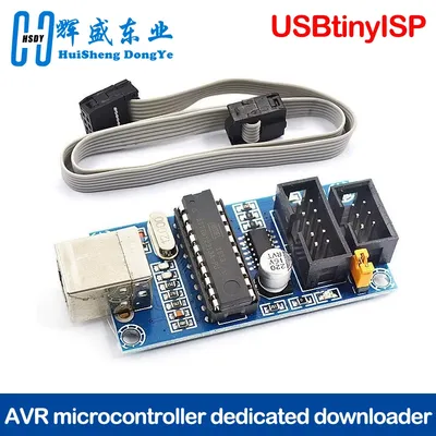 USBTiny USBtinyISP AVR ISP Programmierer Bootloader für Arduino R3 Meag2560 mit 6/10-Pin-Programmierkabel Image