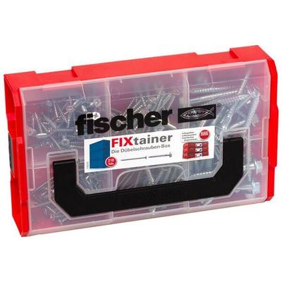 fischer Dübel mit Schrauben »FixTainer« 210 Stück grau Image