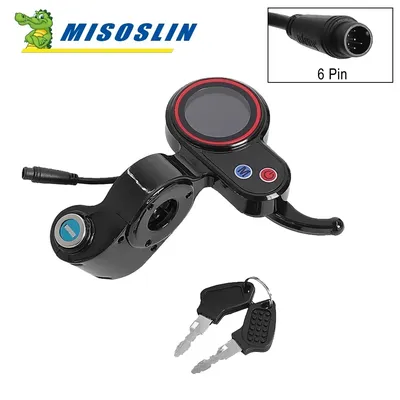 6 Pin LCD Display For Hitway H5 Kickscooter Display With Locking Electric Scooter Instrument