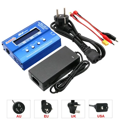 IMAX B6 mini Balance Charger Discharger with Adapter For RC Helicopter Re-peak NiMH NiCD LiHV NiCd