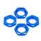 4PCS 17mm Wheel Nut Hex Adapter Thread Pitch 1.25mm For Some RC Hobby Model Car Hobao Wheel Nut 1/8