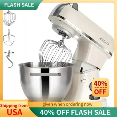 Qw8.4qt commercial stand mixer; 800wkitchen electric metal food mixer with stainless steel 8L