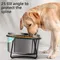 Large Stainless Steel Dog Slow Food Bowl with Thickened Stand Elevated Pets Products Supplies